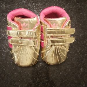 Size 1 infants Adidas sneakers